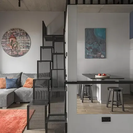公寓 Ivis House Modern In Old Town With Balcony 维尔纽斯